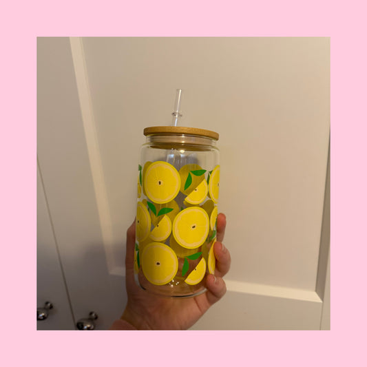 Lemon glass can