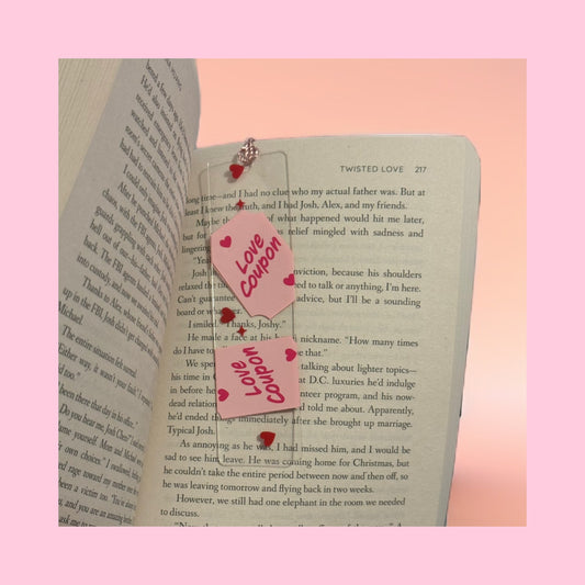 Love Coupon bookmark